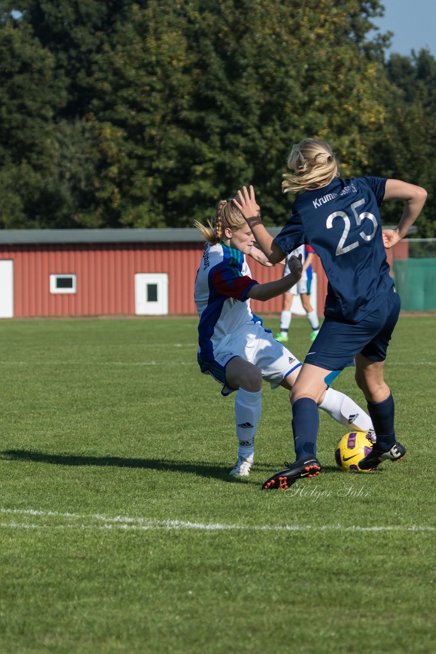 Bild 386 - B-Juniorinnen Krummesser SV - SV Henstedt Ulzburg : Ergebnis: 0:3